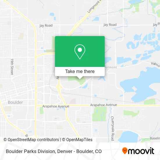 Boulder Parks Division map