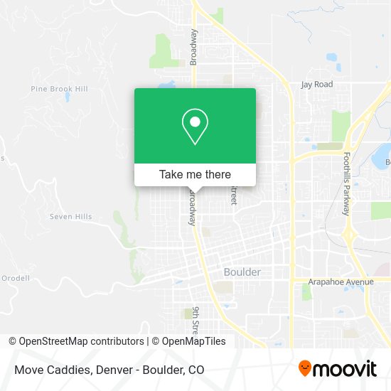 Mapa de Move Caddies