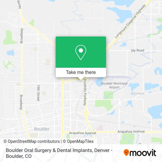 Boulder Oral Surgery & Dental Implants map