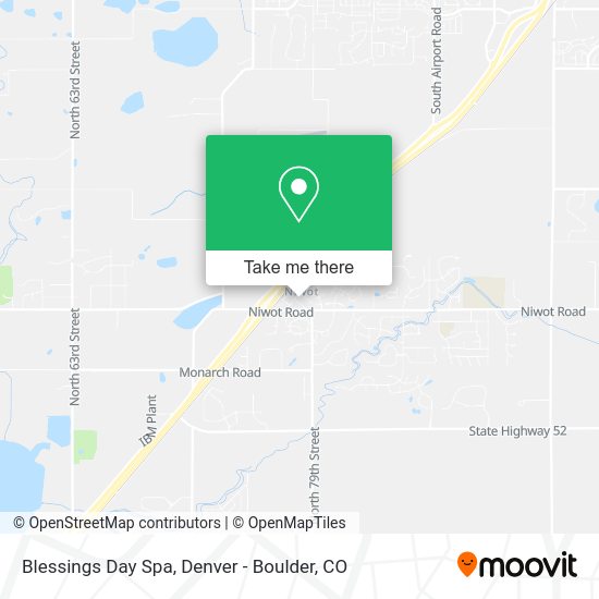 Mapa de Blessings Day Spa