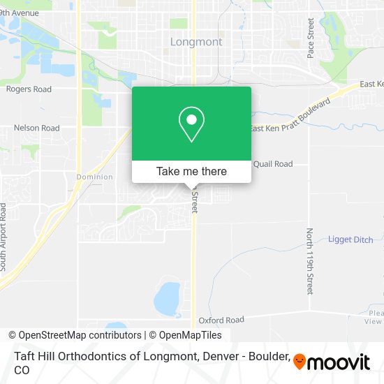Mapa de Taft Hill Orthodontics of Longmont