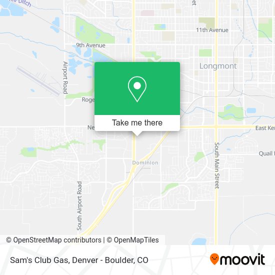 Sam's Club Gas map