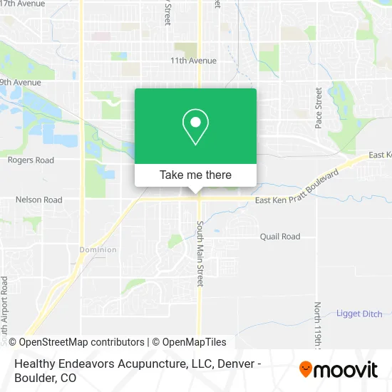 Mapa de Healthy Endeavors Acupuncture, LLC