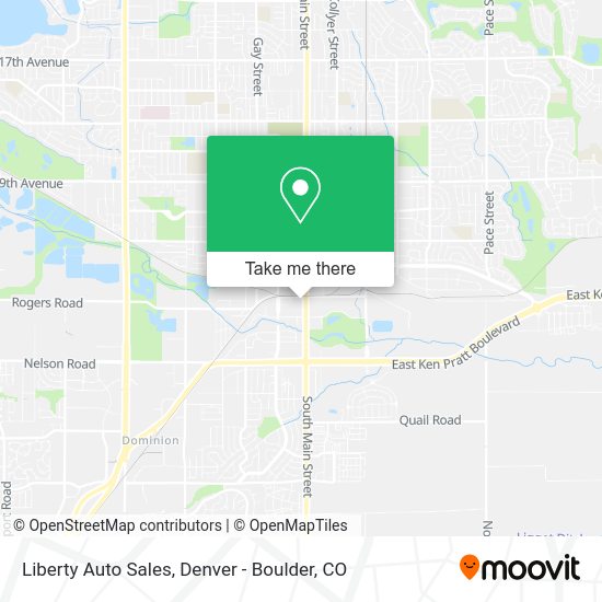 Liberty Auto Sales map