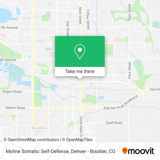 Myline Somatic Self-Defense map