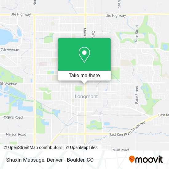 Mapa de Shuxin Massage