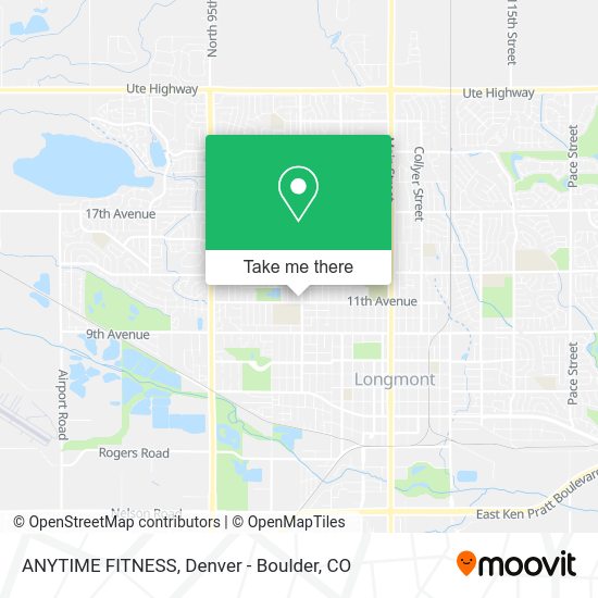 Mapa de ANYTIME FITNESS