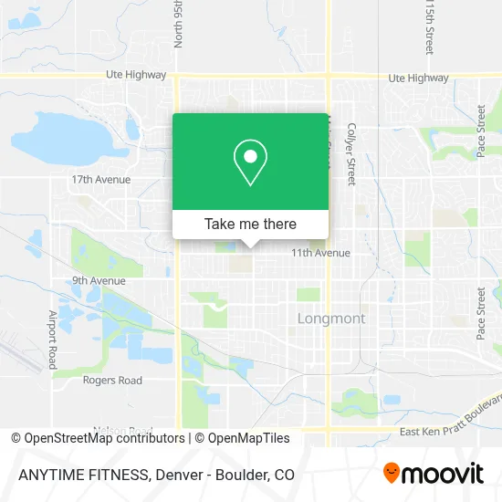 ANYTIME FITNESS map