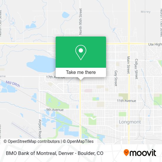 BMO Bank of Montreal map
