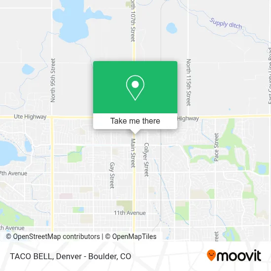 TACO BELL map