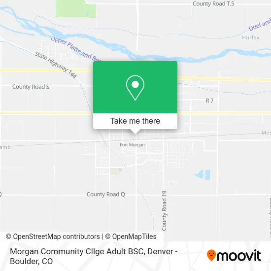 Morgan Community Cllge Adult BSC map