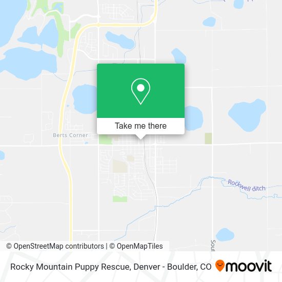 Mapa de Rocky Mountain Puppy Rescue