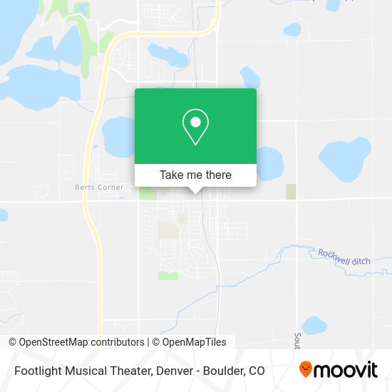 Footlight Musical Theater map
