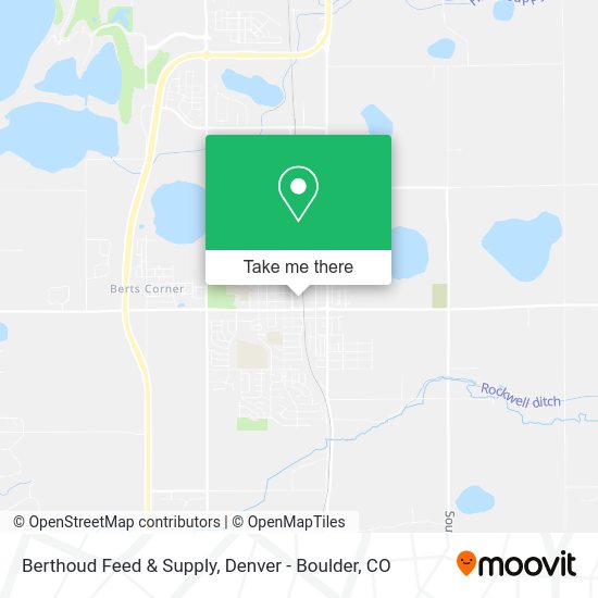Berthoud Feed & Supply map