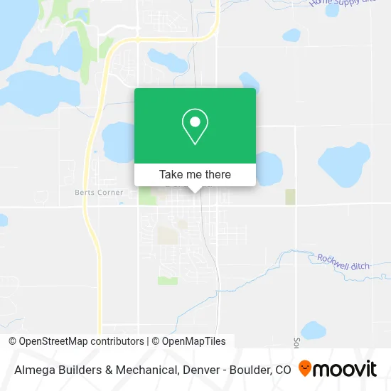 Almega Builders & Mechanical map