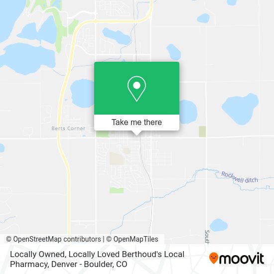 Locally Owned, Locally Loved Berthoud's Local Pharmacy map