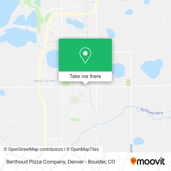 Berthoud Pizza Company map