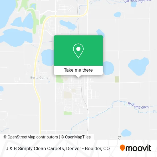 J & B Simply Clean Carpets map