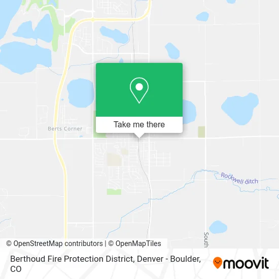 Berthoud Fire Protection District map