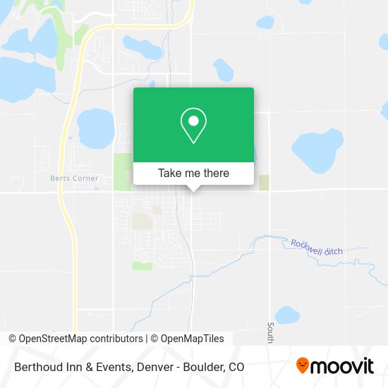 Berthoud Inn & Events map