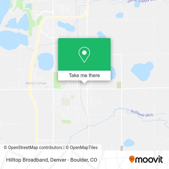 Hilltop Broadband map