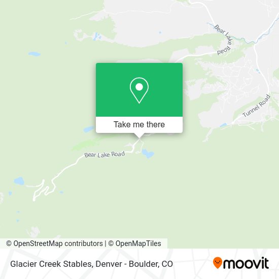 Glacier Creek Stables map