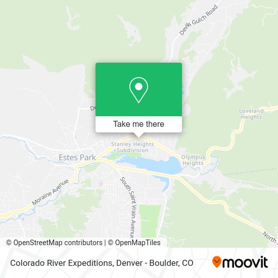 Colorado River Expeditions map