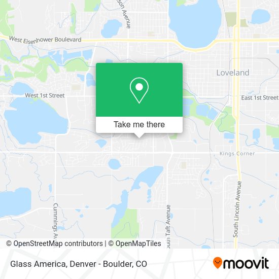 Mapa de Glass America