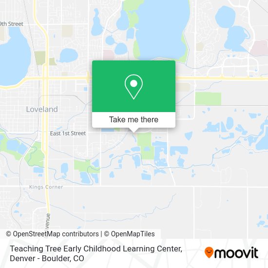 Mapa de Teaching Tree Early Childhood Learning Center