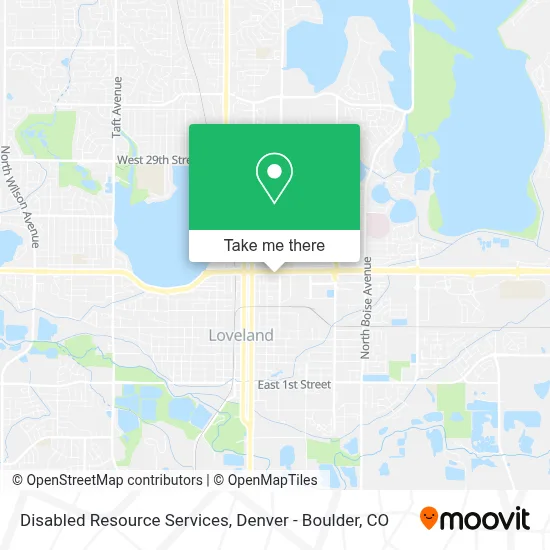 Disabled Resource Services map