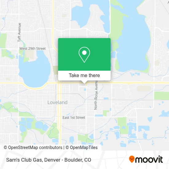 Sam's Club Gas map
