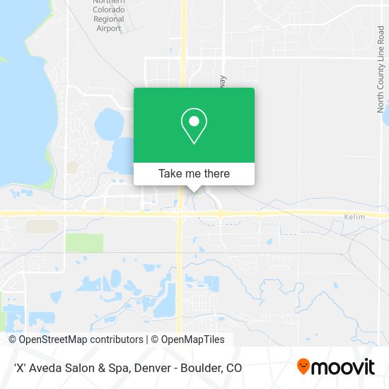 'X' Aveda Salon & Spa map