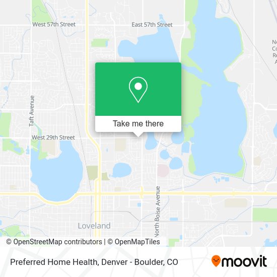 Preferred Home Health map