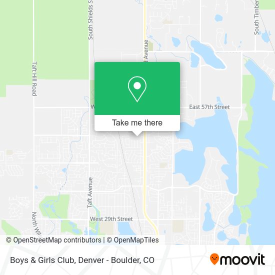 Boys & Girls Club map