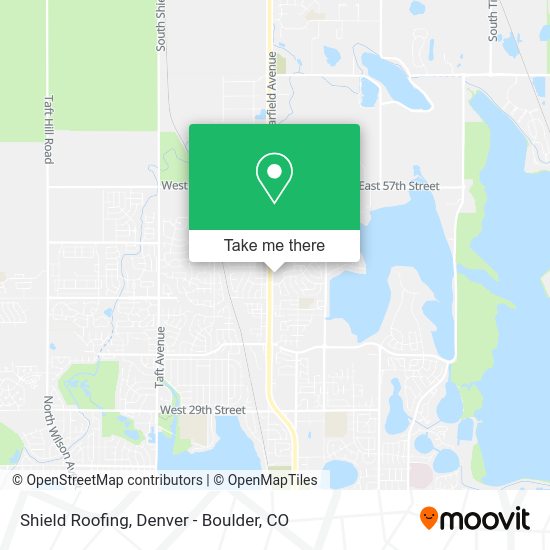 Shield Roofing map