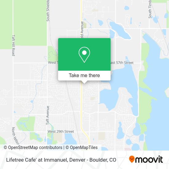 Mapa de Lifetree Cafe' at Immanuel