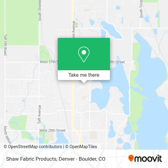 Shaw Fabric Products map