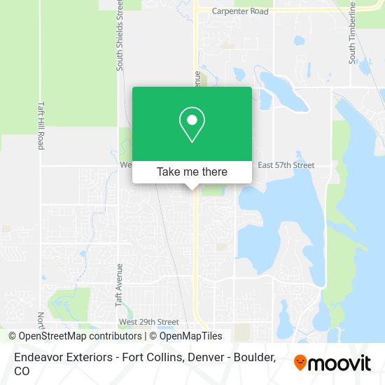 Mapa de Endeavor Exteriors - Fort Collins