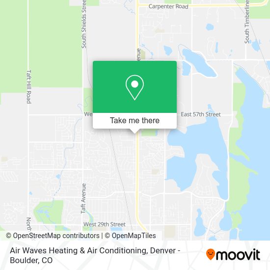 Air Waves Heating & Air Conditioning map
