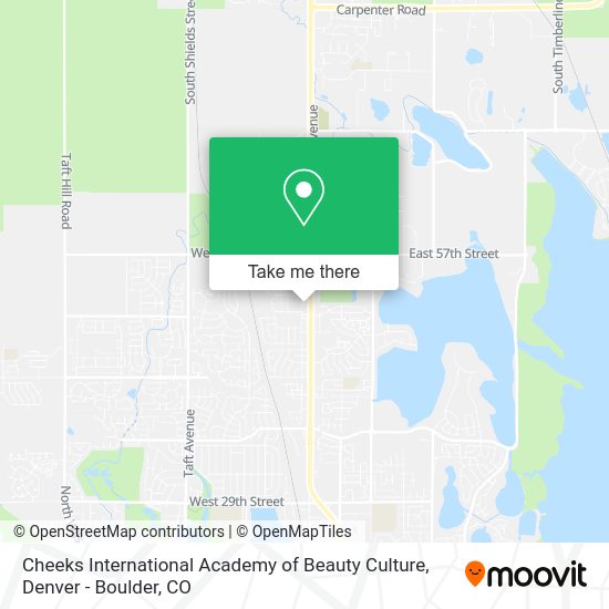 Cheeks International Academy of Beauty Culture map