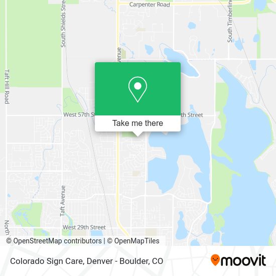 Colorado Sign Care map
