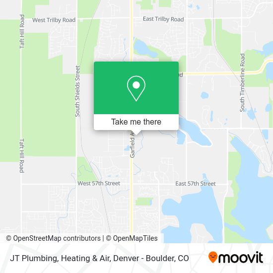 JT Plumbing, Heating & Air map