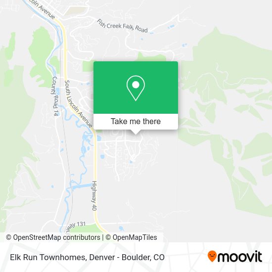 Elk Run Townhomes map