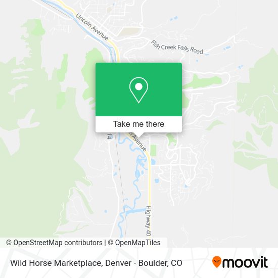 Mapa de Wild Horse Marketplace