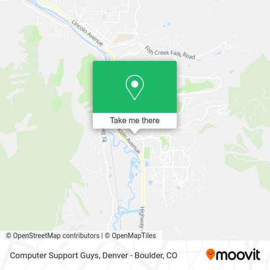 Mapa de Computer Support Guys