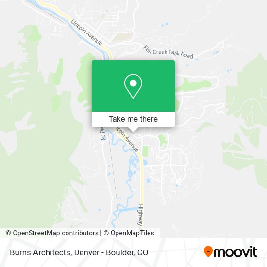 Burns Architects map