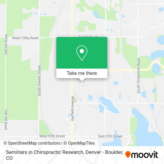 Seminars in Chiropractic Research map