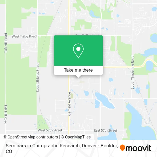 Seminars in Chiropractic Research map
