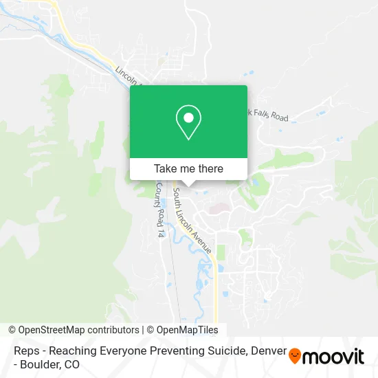 Mapa de Reps - Reaching Everyone Preventing Suicide