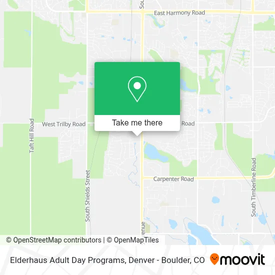 Elderhaus Adult Day Programs map